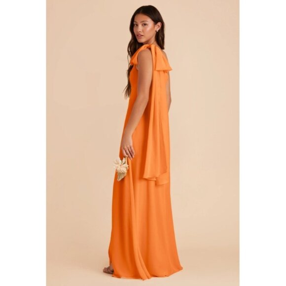 Birdy Grey Melissa Dress in Apricot Chiffon Size XS Formal Wedding Bridesmaid - Picture 2 of 9